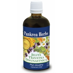Pankrea Herbs jelita trzustka dwunastnica płyn 100ml Inwent Herbs cena 39,00zł