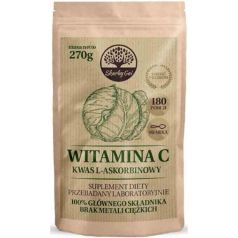 Witamina C z kapusty kwas L-askorbinowy 270 g Skarby Gai cena 30,69zł
