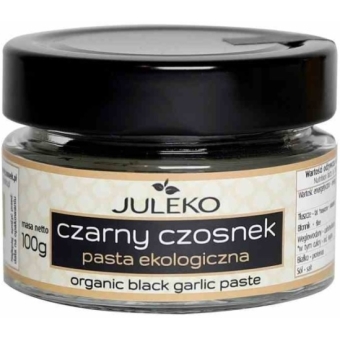 Czarny czosnek pasta 100g BIO Juleko cena 33,50zł