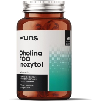 UNS Cholina FCC + Inozytol 90kapsułek cena 48,90zł