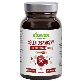 Biowen Selen organiczny L-selenometionina 100kapsułek cena 38,79zł
