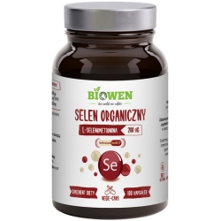 Biowen Selen organiczny (L-selenometionina) 100kapsułek cena 41,99zł