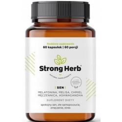Strong Herb SEN melatonina 60kapsułek cena 39,90zł