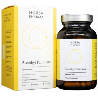 Ascorbyl Palmitate witamina C 90kapsułek Norsa Pharma cena 67,90zł