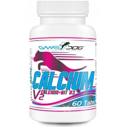 Calcium+D3 – wapń dla psa 60tabletek Game Dog Performance Nutrition cena 45,90zł