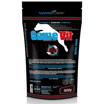 GameVit Refill Pack 500g opakowanie uzupełniające Game Dog Performance Nutrition data ważności 2024.09 cena 59,85zł