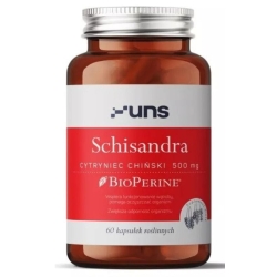 UNS Schisandra Cytryniec 60kapsułek cena 45,00zł