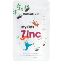 Health Labs MyKids Zinc cynk dla dzieci w żelkach 60żelek cena 62,30zł