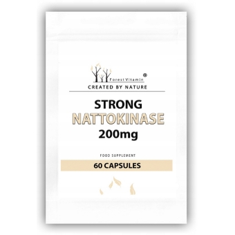 Nattokinaza Strong 200mg 60kapsułek Forest Vitamin cena 74,90zł