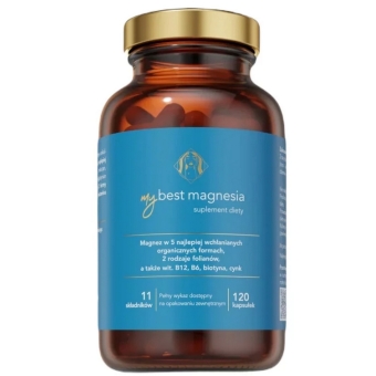 MyBestPharm MyBestMagnesia 120kapsułek cena 139,00zł