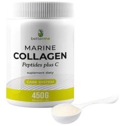 BetterMe Marine Collagen Peptides plus C kolagen rybi na stawy skórę włosy i paznokcie proszek 450g cena 119,00zł