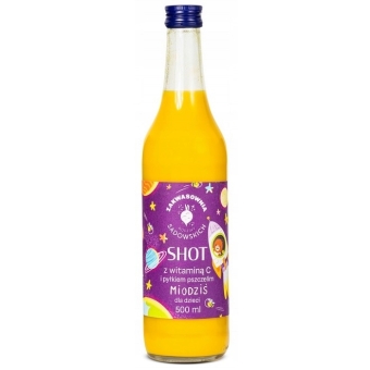 Miodziś Shot z witaminą C i pyłkiem pszczelim dla dzieci 500ml Pasieka Sadowskich cena 44,90zł