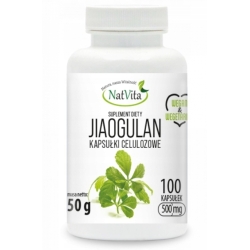 NatVita Jiaogulan (Gynostemma) 500mg 100kapsułek cena 44,90zł