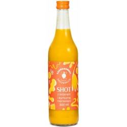Shot z kurkumą i imbirem rozgrzewający 500ml Pasieki Rodziny Sadowskich cena 39,50zł