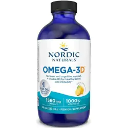 Nordic Naturals Omega-3D 1560mg + 1000IU D3 (Kwasy omega-3 + Witamina D3 CYTRYNA) 237ml PROMOCJA cena 109,89zł