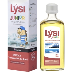 Lysi tran d/dzieci mango/limon 240ml cena 55,00zł