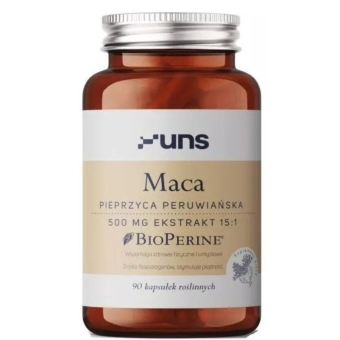 UNS Maca 500mg 90kapsułek cena 79,00zł