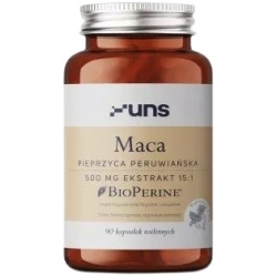 UNS Maca + Bioperine 90kapsułek cena 78,40zł
