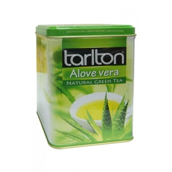 Tarlton Herbata zielona liściasta Aloe Ver 250g cena 81,90zł