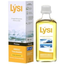 Lysi tran islandzki cytrynowy 240ml cena 40,75zł