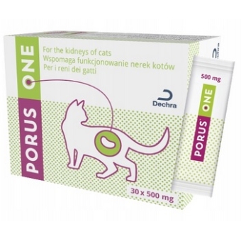 Dechra Porus One dla kota 500 mg 30saszetek cena 149,90zł