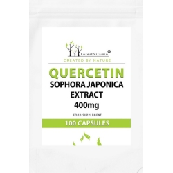 Kwercetyna ekstrakt 400mg 100kapsułek Forest Vitamin cena 52,90zł