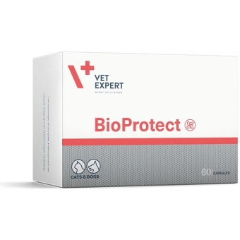 VetExpert BioProtect probiotyk dla psów i kotów 60kapsułek cena 69,90zł