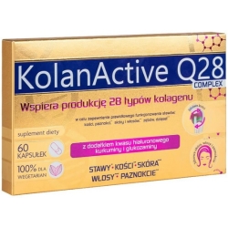 Asepta Kolanactive Q28 Complex – aktywator kolagenu 60kapsułek cena 80,50zł