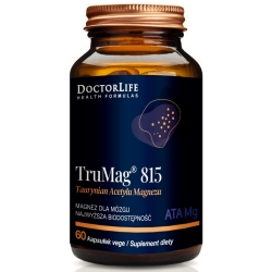 Doctor Life TruMag 815 (Taurynian Acetylu Magnezu) 60kapsułek cena 63,50zł