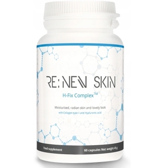 ReNewSkin ReneV Skin kwas hialuronowy i kolagen skóra 60kapsułek PLT Group cena 132,90zł