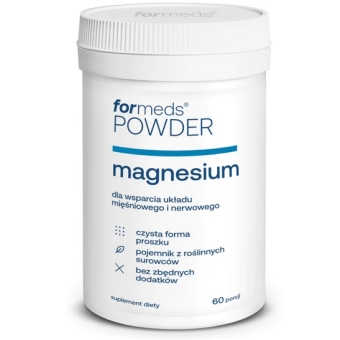 Formeds Magnesium powder magnez w proszku 55,8g cena 24,99zł