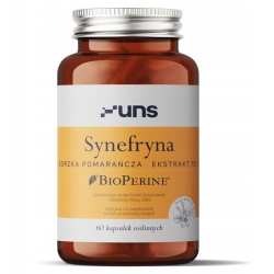 UNS Synefryna + Bioperine Gorzka Pomarańcza 60kapsułek cena 49,00zł