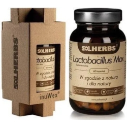 Solherbs Lactobacillus Max probiotyk 60kapsułek cena 45,90zł