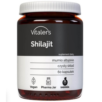 Vitaler's Mumio ałtajskie Shilajit 400mg 60kapsułek cena 39,90zł