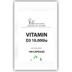Witamina D3 10000IU 100kapsułek Forest Vitamin cena 23,89zł