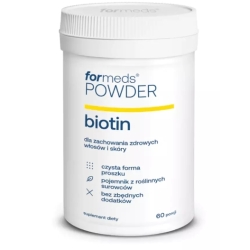 Formeds POWDER Biotin biotyna w proszku 48g cena 21,99zł