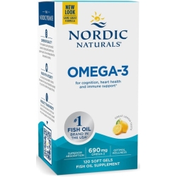 Nordic Naturals Omega-3 690mg (Kwasy omega-3 CYTRYNA) 120kapsułek cena 116,40zł