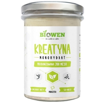 Biowen Kreatyna proszek bezsmakowy 250g cena 51,40zł