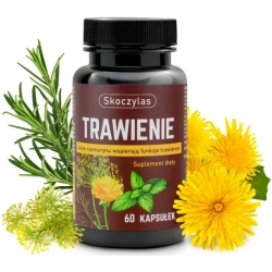 Skoczylas Trawienie Mniszek + Koper + Mięta 60kapsułek cena 39,00zł