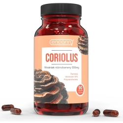 Encann Coriolus Wrośniak różnobarwny 550mg 30% 90kapsułek cena 108,00zł