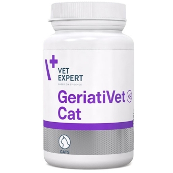 VetExpert GeriatiVet Cat dla starszych kotów 60kapsułek cena 54,90zł