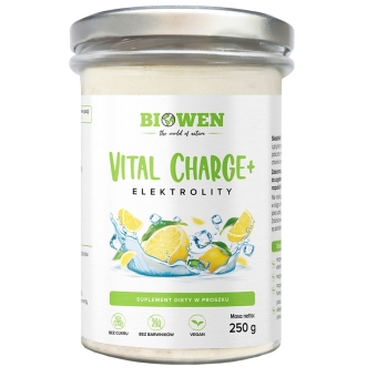 Biowen Elektrolity Vital Charge+ (Smak cytrynowy) w proszku 250g cena 89,95zł