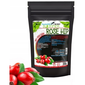 Barfer Rose Hip dzika róża proszek 300g witamina C dla psów Game Dog Performance Nutrition cena 35,90zł
