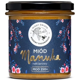 Miód Manuka MGO 250+ 450g Pasieki Rodziny Sadowskich cena 184,50zł