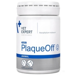 VetExpert PlaqueOff preparat na kamień nazębny dla psa i kota proszek 40g cena 74,90zł