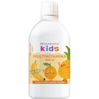 Primabiotic Multiwitamina Kids w płynie 500ml cena 35,00zł