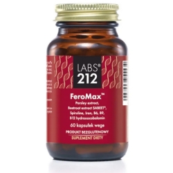 LABS212 FeroMax żelazo 60kapsułek cena 94,00zł