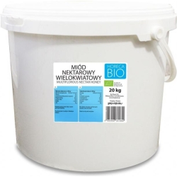 Miód nektarowy wielokwiatowy 20 kg BIO Horeca cena 857,35zł