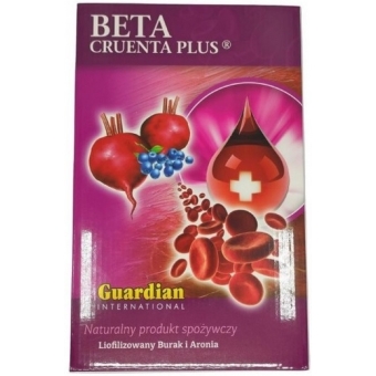 Beta Cruenta Liofilizowany i micelizowany burak z aronią 500g cena 114,90zł