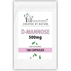 D-Mannoza 500mg 100kapsułek Forest Vitamin cena 39,00zł
